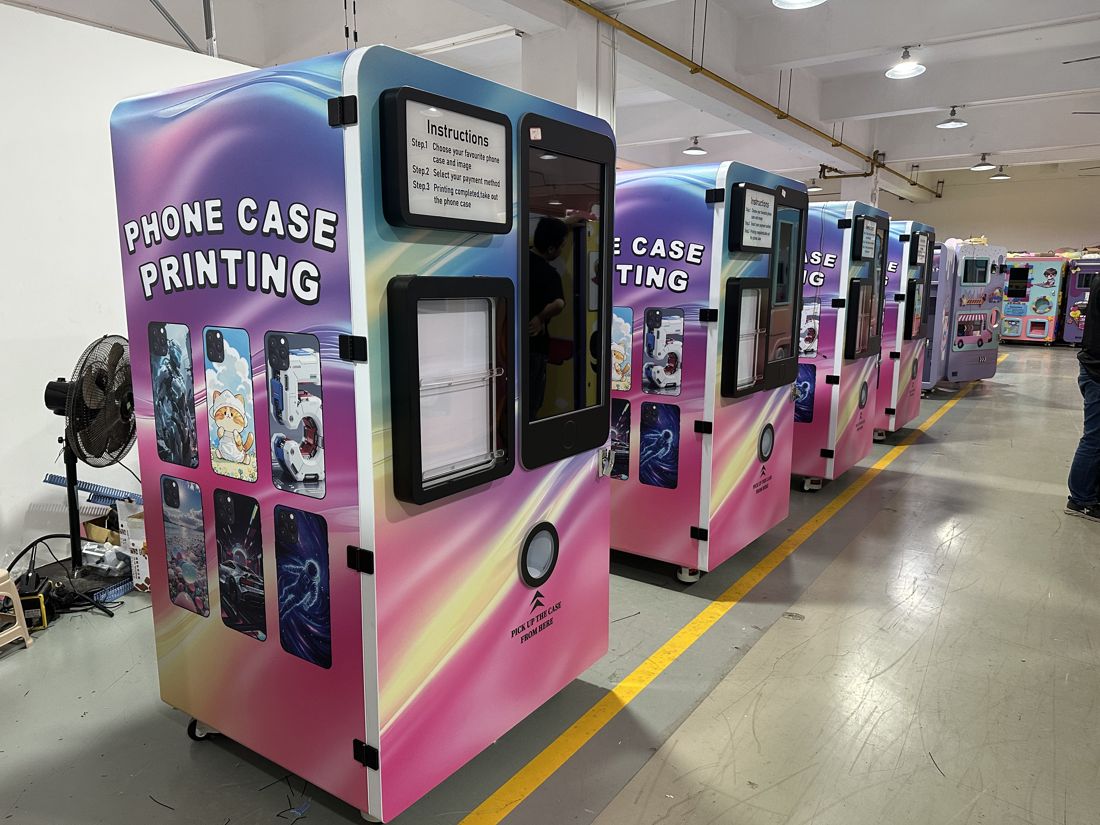 Vending machines on the factory floor