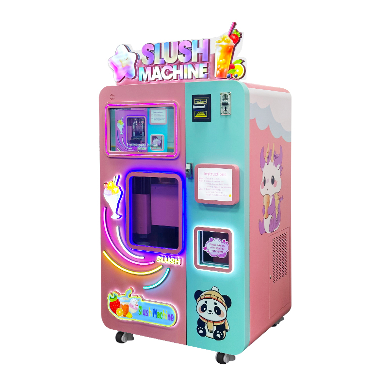 Smoothie and slush vending machine
