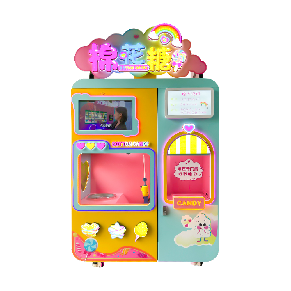 Cotton candy vending machine