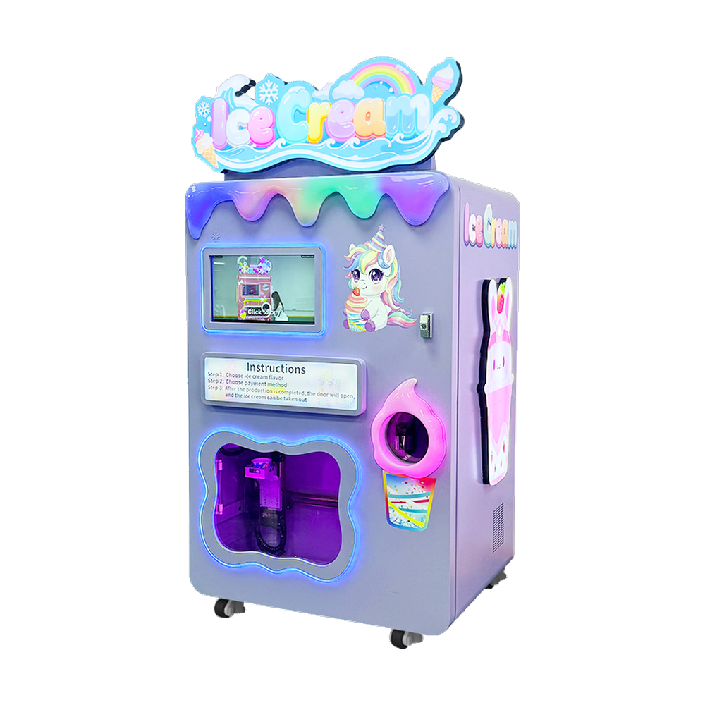 Automatic ice cream vending machine