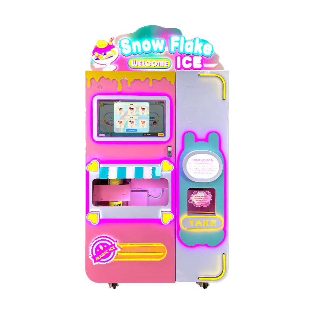 Snowflake ice vending machine