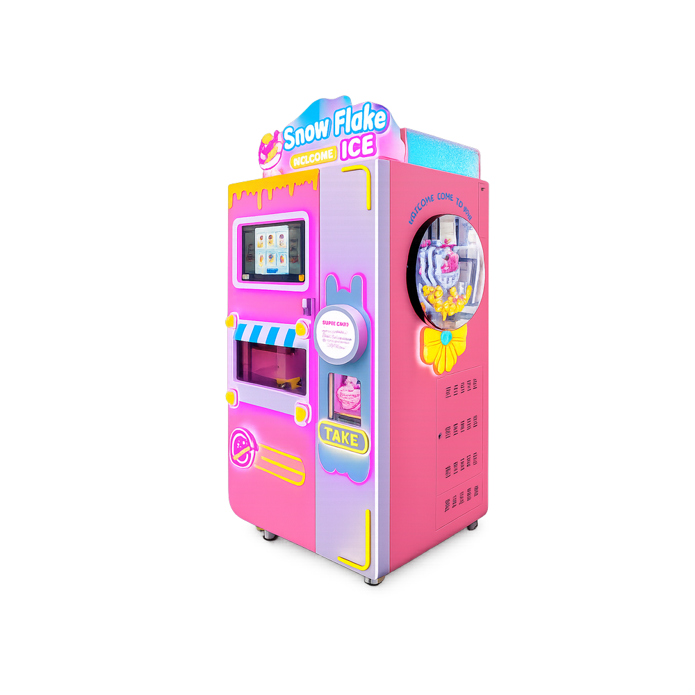 Snowflake ice vending machine